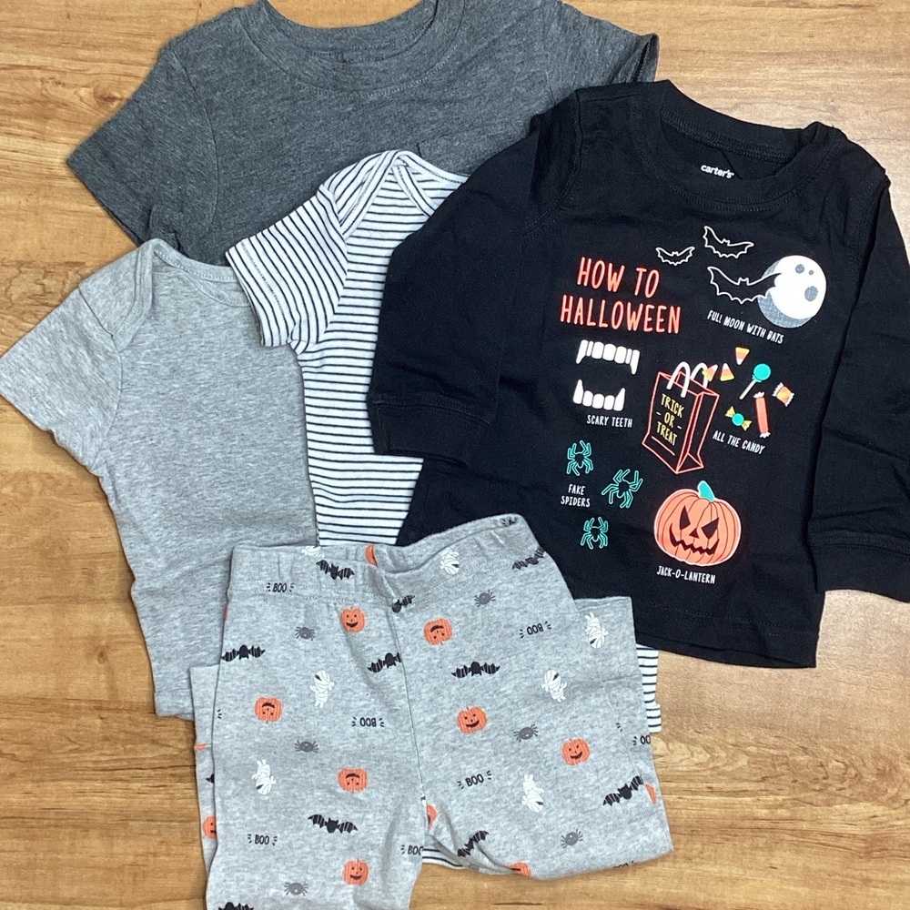 Halloween themed 5 piece 12 month bundle.
